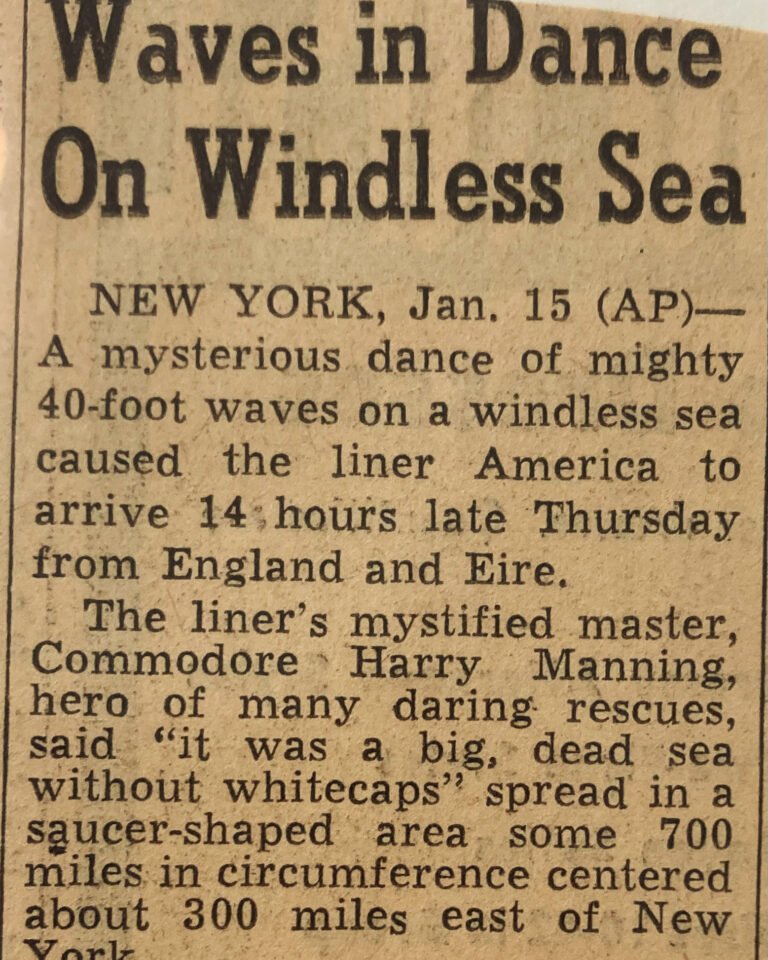 Story Prompt from History: Waves on a Windless Sea