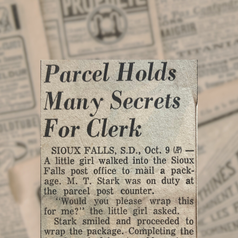 Parcel Holds Many Secrets For Clerk