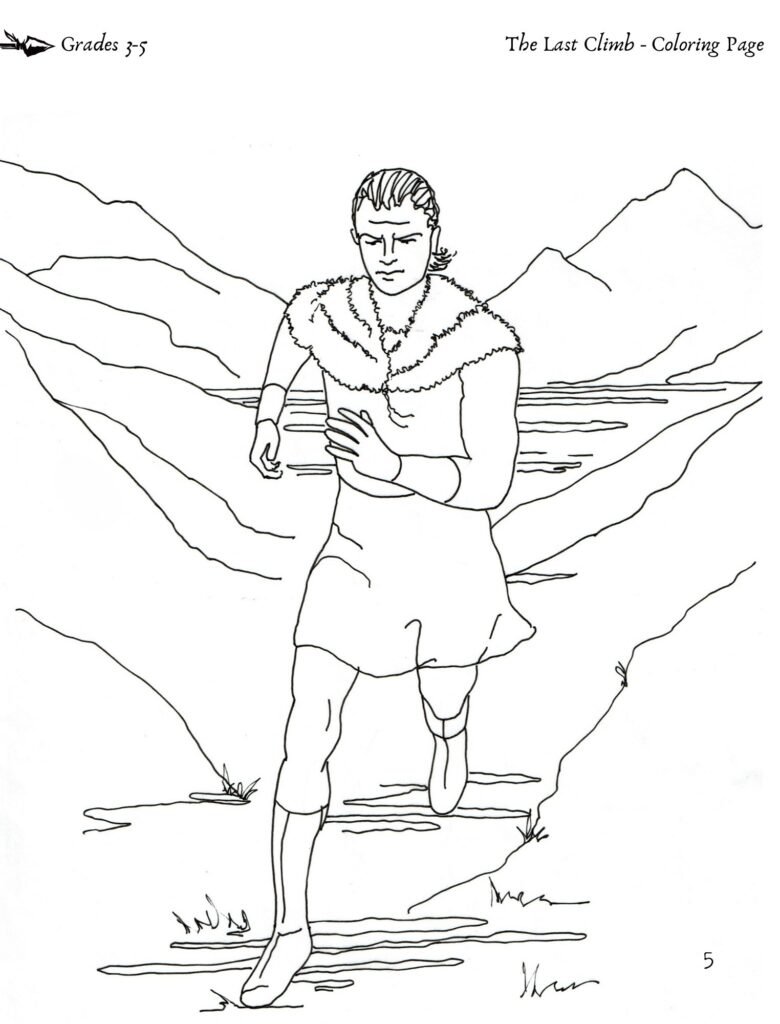 Missoula Flood Coloring Page