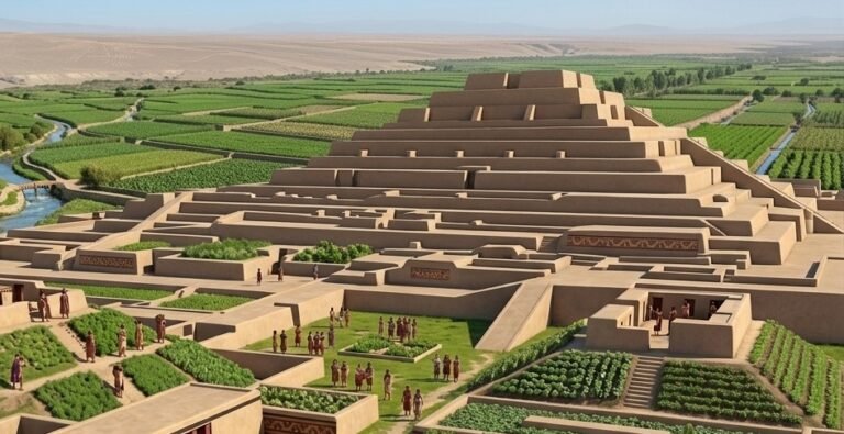 Photo of ancient Nazca city